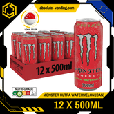 MONSTER ENERGY ULTRA WATERMELON 500ML X 12 (CAN) - ABSOLUTE MARTMONSTER ENERGY ULTRA WATERMELON 500ML X 12 (CAN)